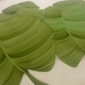palm tree placemats set of eight - silicone rubber~~ good condition
